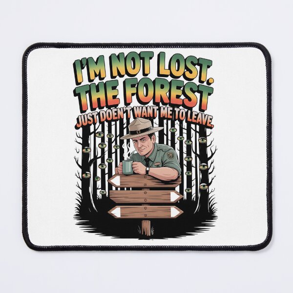 Item preview, national park - park ranger - sasquatch patrol - park service - creepy forest - campfire horror - existential hiking - nature is scary - backwoods secrets - unexplained phenomena – survival designed and sold by JansenGS.