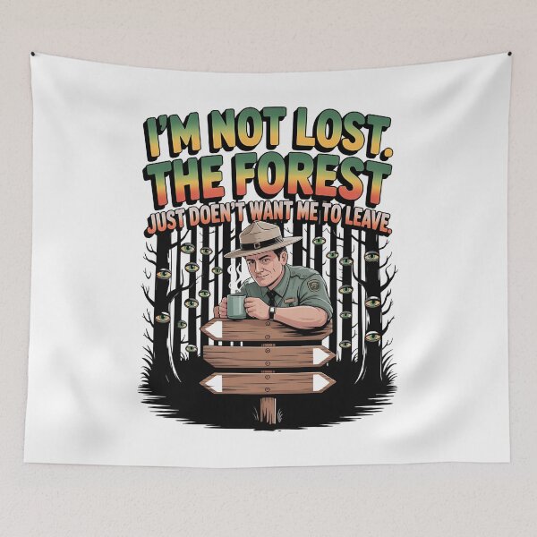 Item preview, national park - park ranger - sasquatch patrol - park service - creepy forest - campfire horror - existential hiking - nature is scary - backwoods secrets - unexplained phenomena – survival designed and sold by JansenGS.