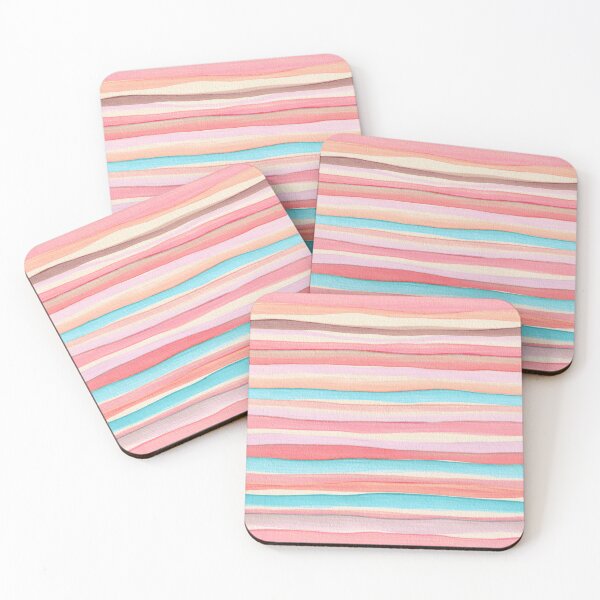 Item preview, Thin Watercolor Stripes Cream Horizontal designed and sold by Alex  Blud.