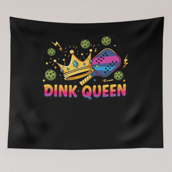 Item preview, Dink Queen Pickleball Paddle Crown Tee | Funny Pickleball Gift for Women Players designed and sold by 519xdesign.