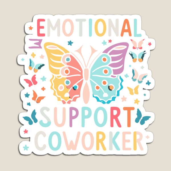 Item preview, Emotional support co-worker designed and sold by OlivedesignsIN.