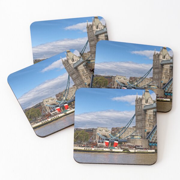 Item preview, Paddle Steamer Waverley in London on the river Thames under the raised Tower Bridge on the 27th September 2025 designed and sold by John Gilham - Landscape Photography.