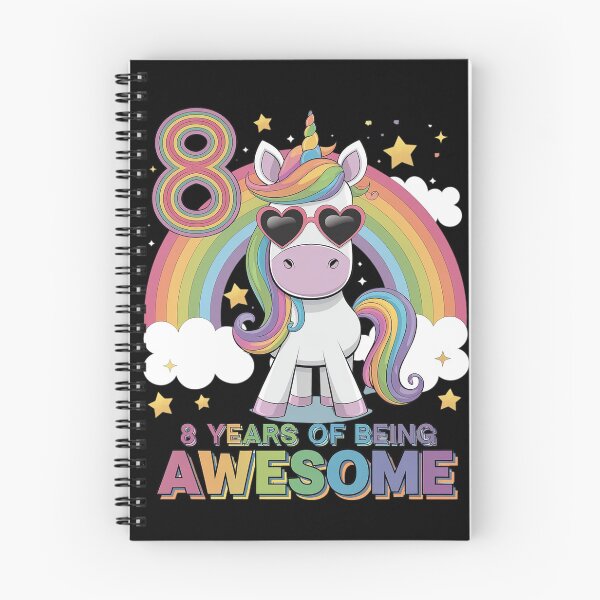 Item preview, Awesome 8 Year Old Unicorn 8th Birthday Girl Party Princess designed and sold by GGrizeldaRivas.