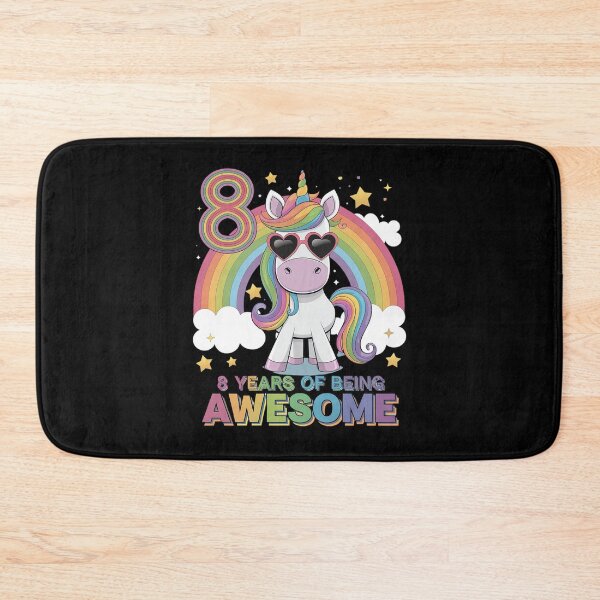 Item preview, Awesome 8 Year Old Unicorn 8th Birthday Girl Party Princess designed and sold by GGrizeldaRivas.
