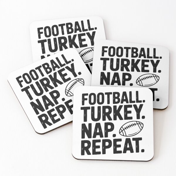 Item preview, Football Turkey Nap Repeat designed and sold by Frank Ring.