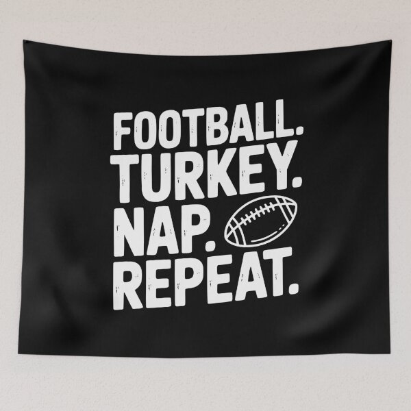 Item preview, Football Turkey Nap Repeat designed and sold by Frank Ring.
