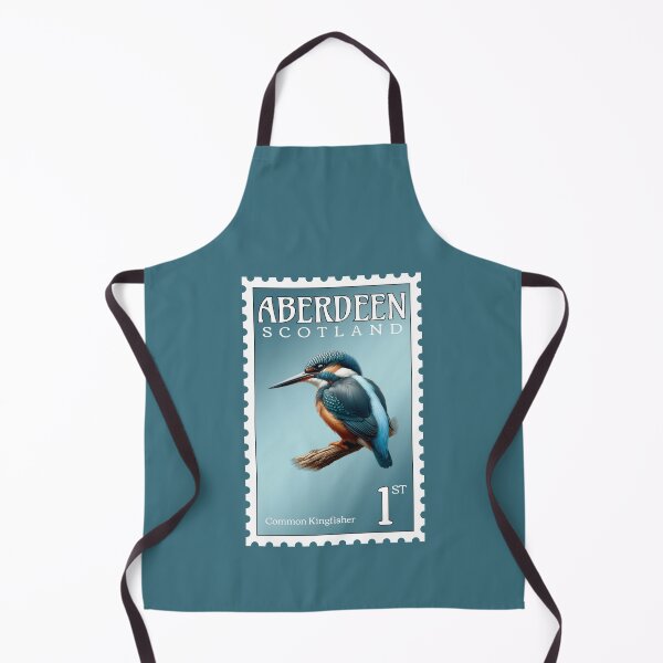 Item preview, Aberdeen Postage Stamp With A Kingfisher designed and sold by AberDons.