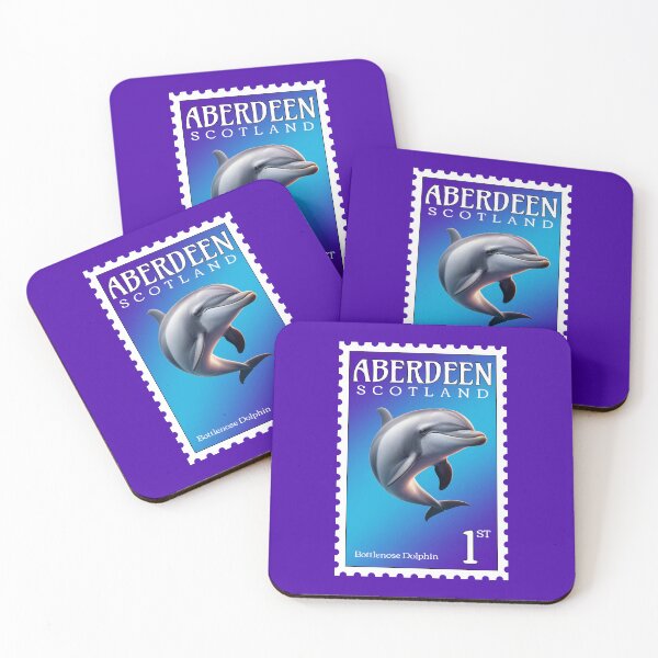 Item preview, Aberdeen Postage Stamp With a Bottlenose Dolphin designed and sold by AberDons.