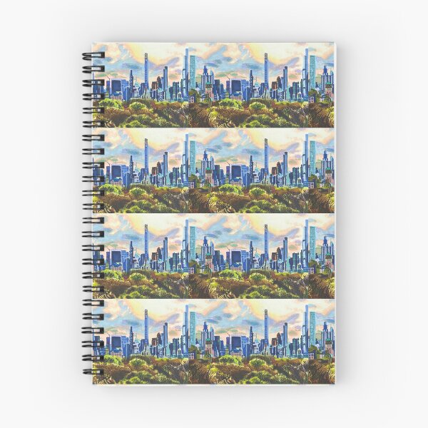 Item preview, Skyline view from MET museum rooftop garden designed and sold by Watershadow.