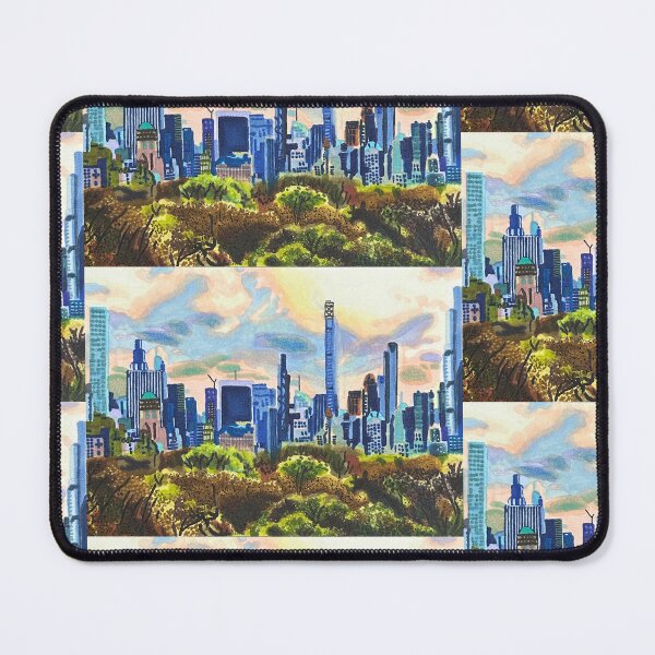 Item preview, Skyline view from MET museum rooftop garden designed and sold by Watershadow.