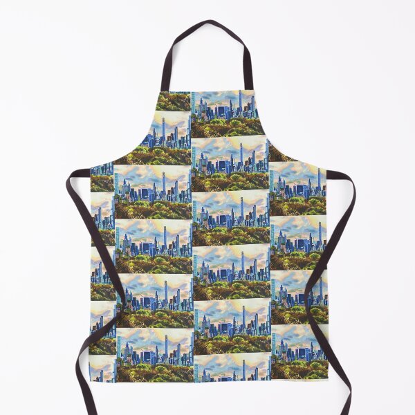 Item preview, Skyline view from MET museum rooftop garden designed and sold by Watershadow.
