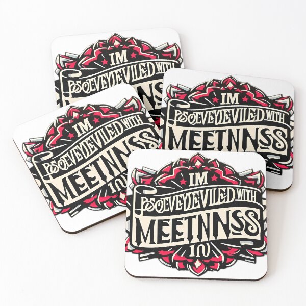 Item preview, im positively bedeviled with meetings designed and sold by NCNGDESIGN.