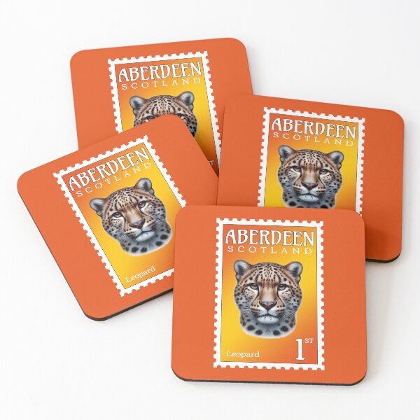 Item preview, Aberdeen Postage Stamp With a Leopard designed and sold by AberDons.