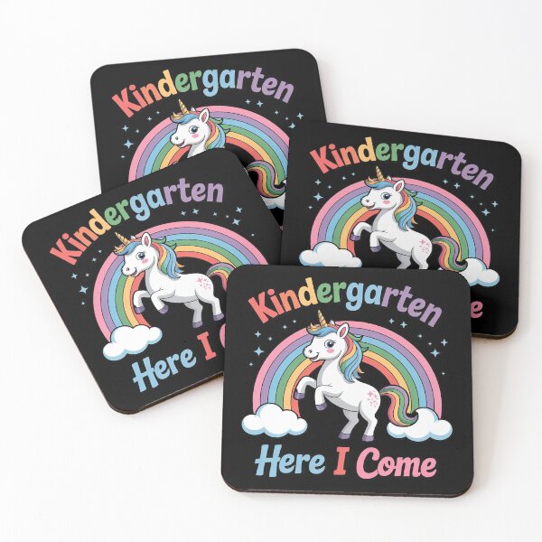 Item preview, Back To School Unicorn Hello First Day of Kindergarten Girl designed and sold by MonsterBuddiess.