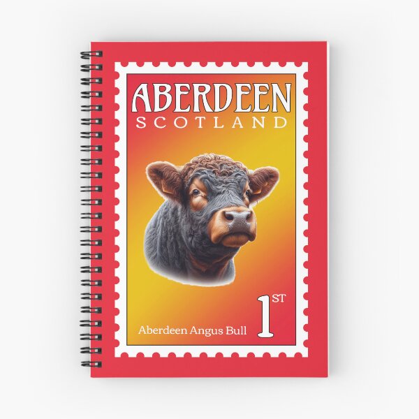 Item preview, Aberdeen Postage Stamp With an Aberdeen Angus Bull designed and sold by AberDons.