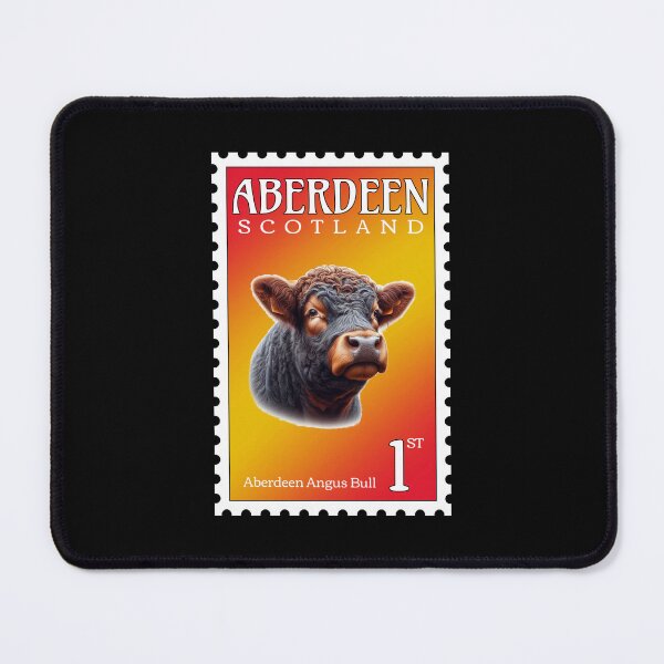 Item preview, Aberdeen Postage Stamp With an Aberdeen Angus Bull designed and sold by AberDons.