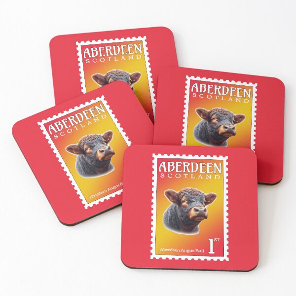 Item preview, Aberdeen Postage Stamp With an Aberdeen Angus Bull designed and sold by AberDons.