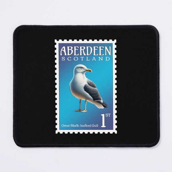 Item preview, Aberdeen Postage Stamp With a Great Black-Backed Gull designed and sold by AberDons.