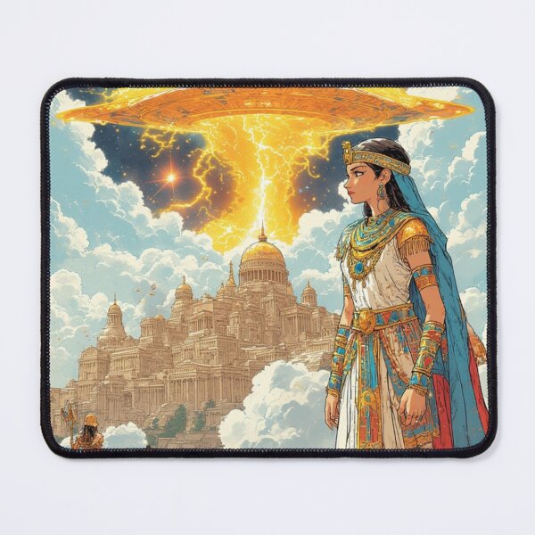 Item preview, Woman and UFO contact designed and sold by Buckwig.