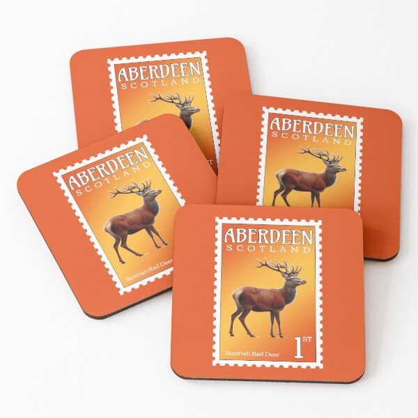 Item preview, Aberdeen Postage Stamp With a Scottish Red Deer designed and sold by AberDons.