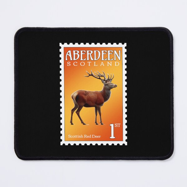 Item preview, Aberdeen Postage Stamp With a Scottish Red Deer designed and sold by AberDons.