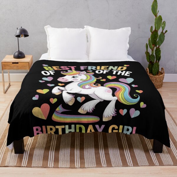 Item preview, Best Friend of the Birthday Girl Flossing Unicorn Girl  designed and sold by MonsterBuddiess.