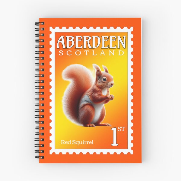 Artikelvorschau, Aberdeen-Briefmarke mit einem Eichhörnchen entworfen und verkauft von AberDons.
