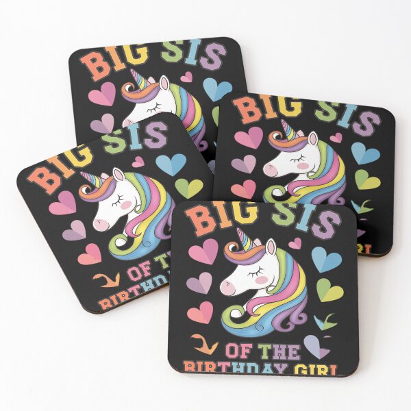 Item preview, Big Sis of the Birthday Girl Flossing Unicorn Big Sister designed and sold by MonsterBuddiess.
