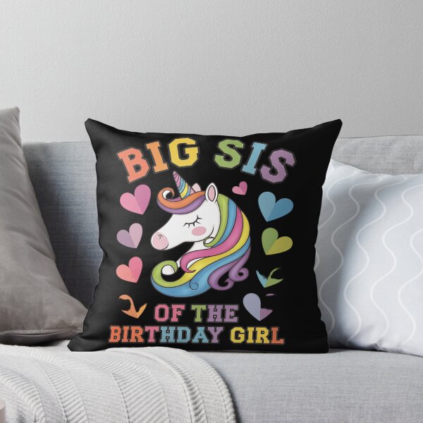 Item preview, Big Sis of the Birthday Girl Flossing Unicorn Big Sister designed and sold by MonsterBuddiess.
