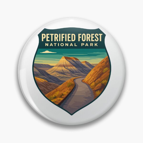 Item preview, Petrified Forest National Park Retro Sticker designed and sold by Ismeal Von.