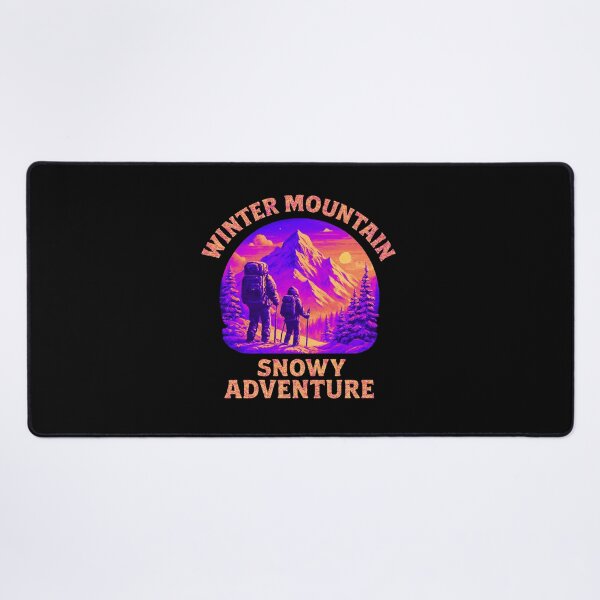 Item preview, A fabulously snowy adventure through the winter mountains designed and sold by e-camelleone.