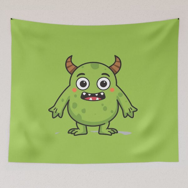 Artikelvorschau, Halloween Cartoon Monster – Süßes & Gruseliges Halloween Design entworfen und verkauft von InkedByPrashant.