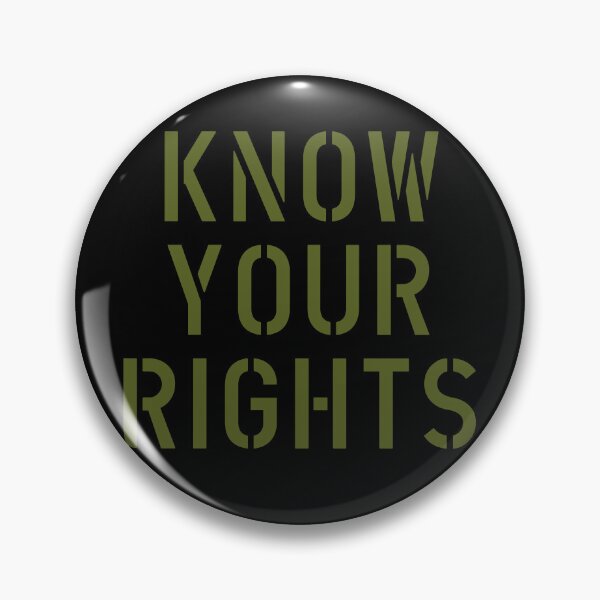 Item preview, Know Your Rights designed and sold by The Common Tee.