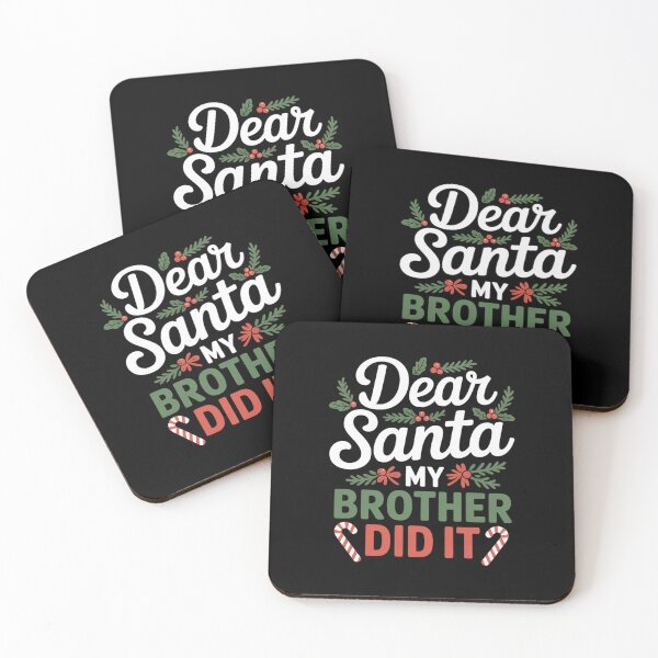 Item preview, December Christmas Family Kids Dear Santa My Brother Did It designed and sold by lilLilaBatArt.