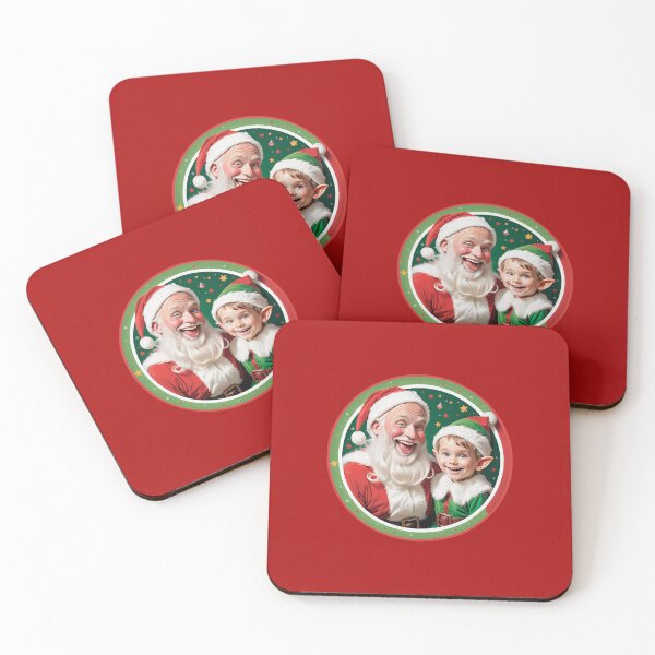 Item preview, MERRY CHRISTMAS ORIGINAL STICKERS DECORATIONS FUN ELF DECORATION ELVES REINDEER  designed and sold by SentientGallery.