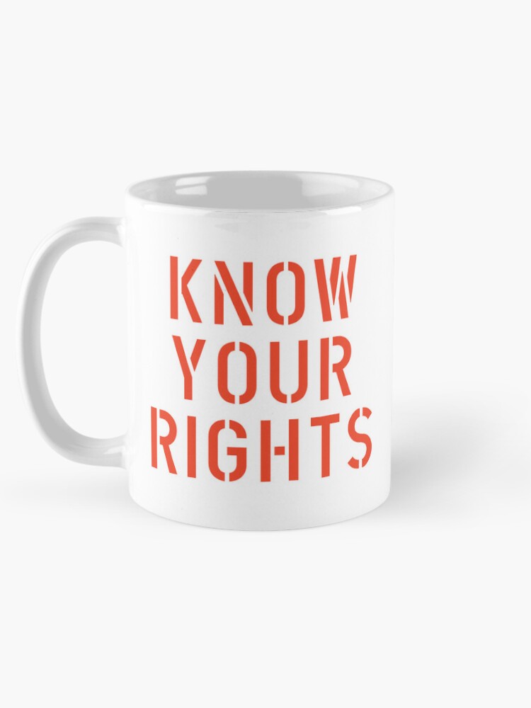 Thumbnail 5 of 6, Coffee Mug, Know Your Rights designed and sold by Antoine1313.