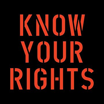Artwork thumbnail, Know Your Rights by The Common Tee