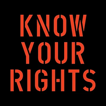 Artwork thumbnail, Know Your Rights by The Common Tee