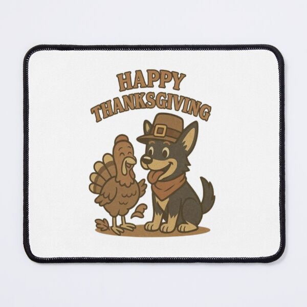 Item preview, Happy Thanksgiving JIVAN Shirt – Autumn Dog, Pumpkins & Turkey Feast designed and sold by BhumiBliss.