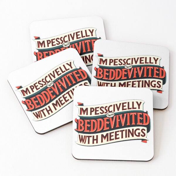 Item preview, im positively bedeviled with meetings designed and sold by NCNGDESIGN.