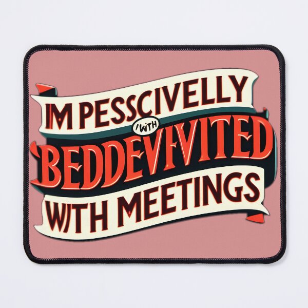 Item preview, im positively bedeviled with meetings designed and sold by NCNGDESIGN.