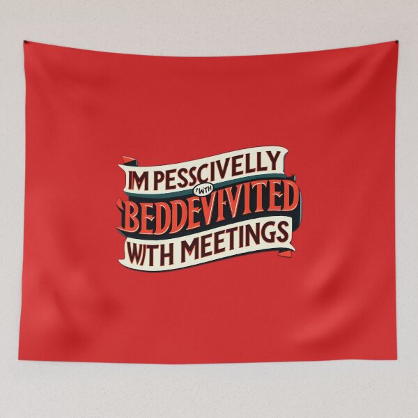 Item preview, im positively bedeviled with meetings designed and sold by NCNGDESIGN.