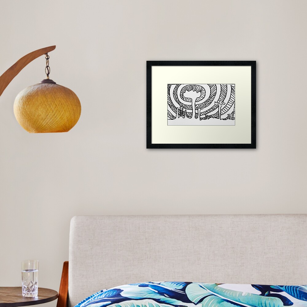 Item preview, Framed Art Print designed and sold by Lwada.
