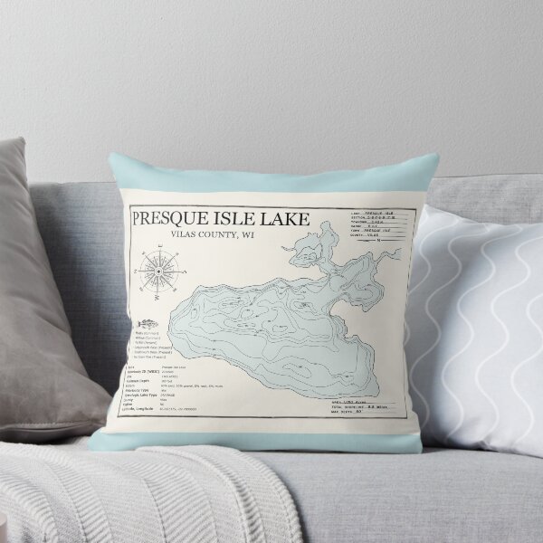 Item preview, PRESQUE ISLE LAKE - Vilas County  designed and sold by Jean Plout.