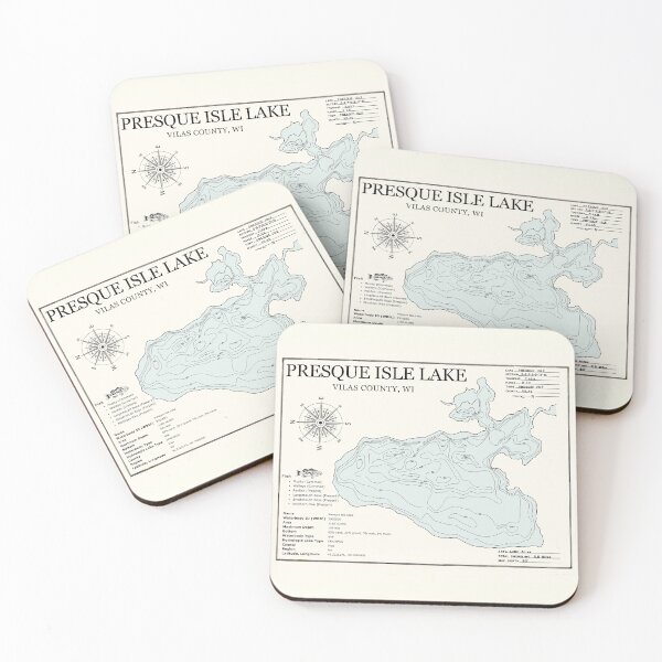 Item preview, PRESQUE ISLE LAKE - Vilas County  designed and sold by Jean Plout.
