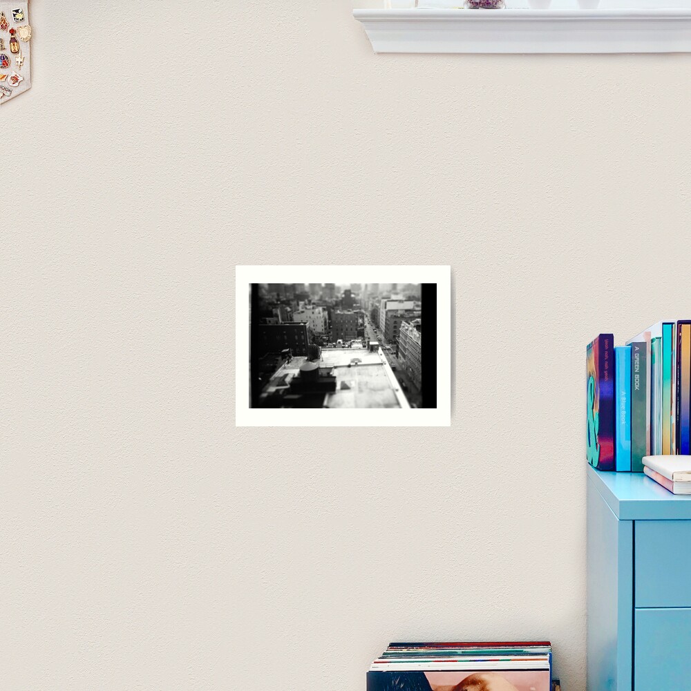 Balcony Tilt-Shift Art Print