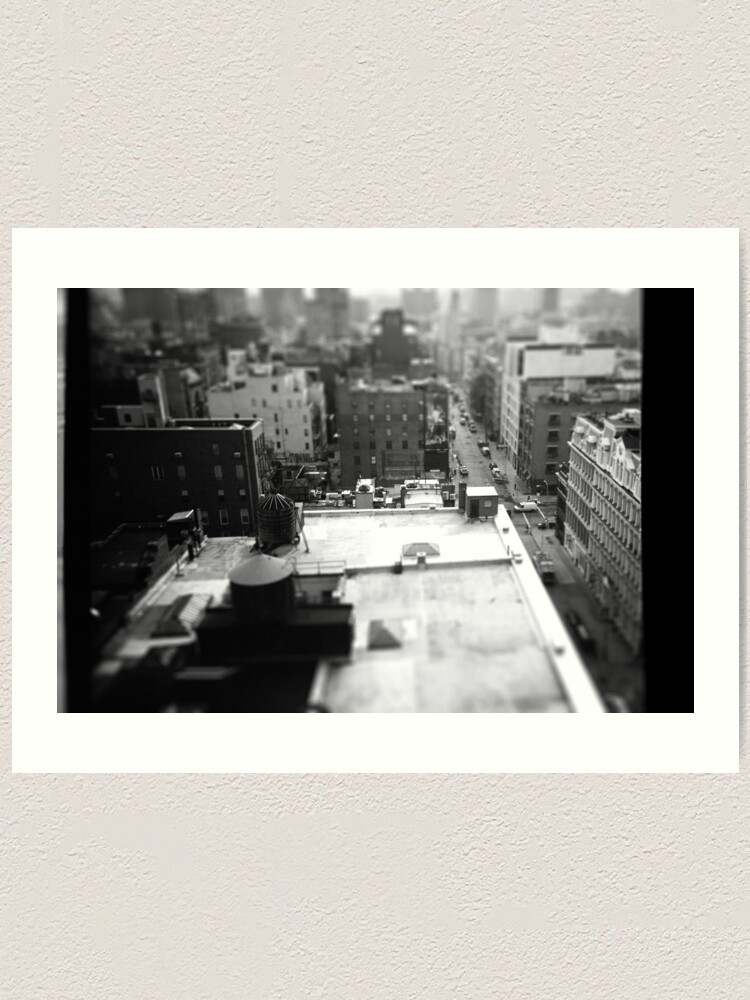 Alternate view of Balcony Tilt-Shift Art Print