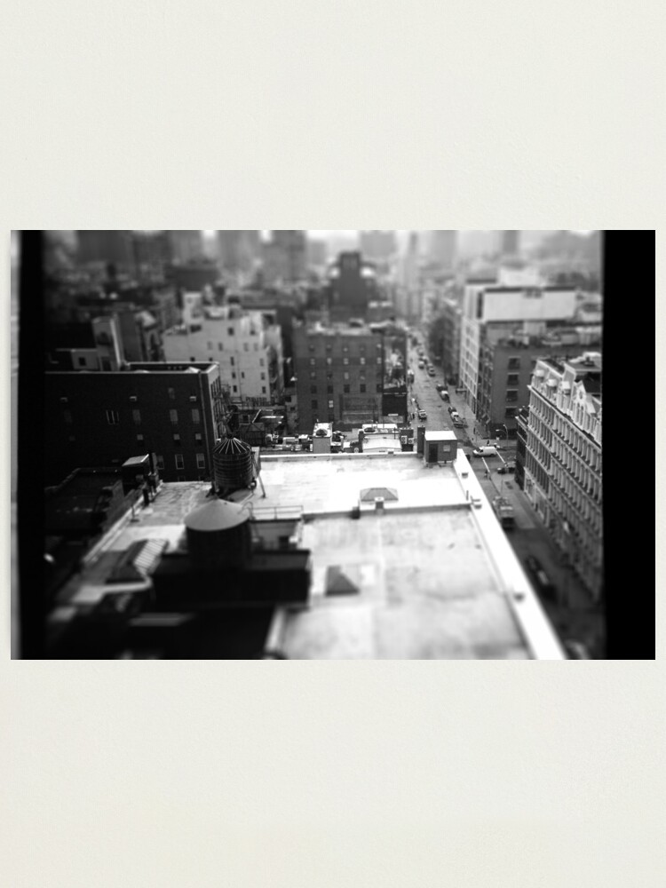 Alternate view of Balcony Tilt-Shift Photographic Print