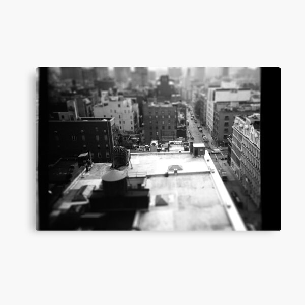 Balcony Tilt-Shift Canvas Print