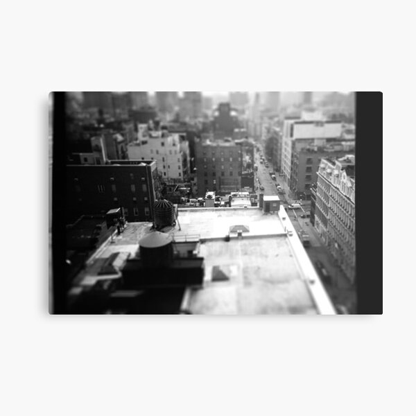 Balcony Tilt-Shift Metal Print